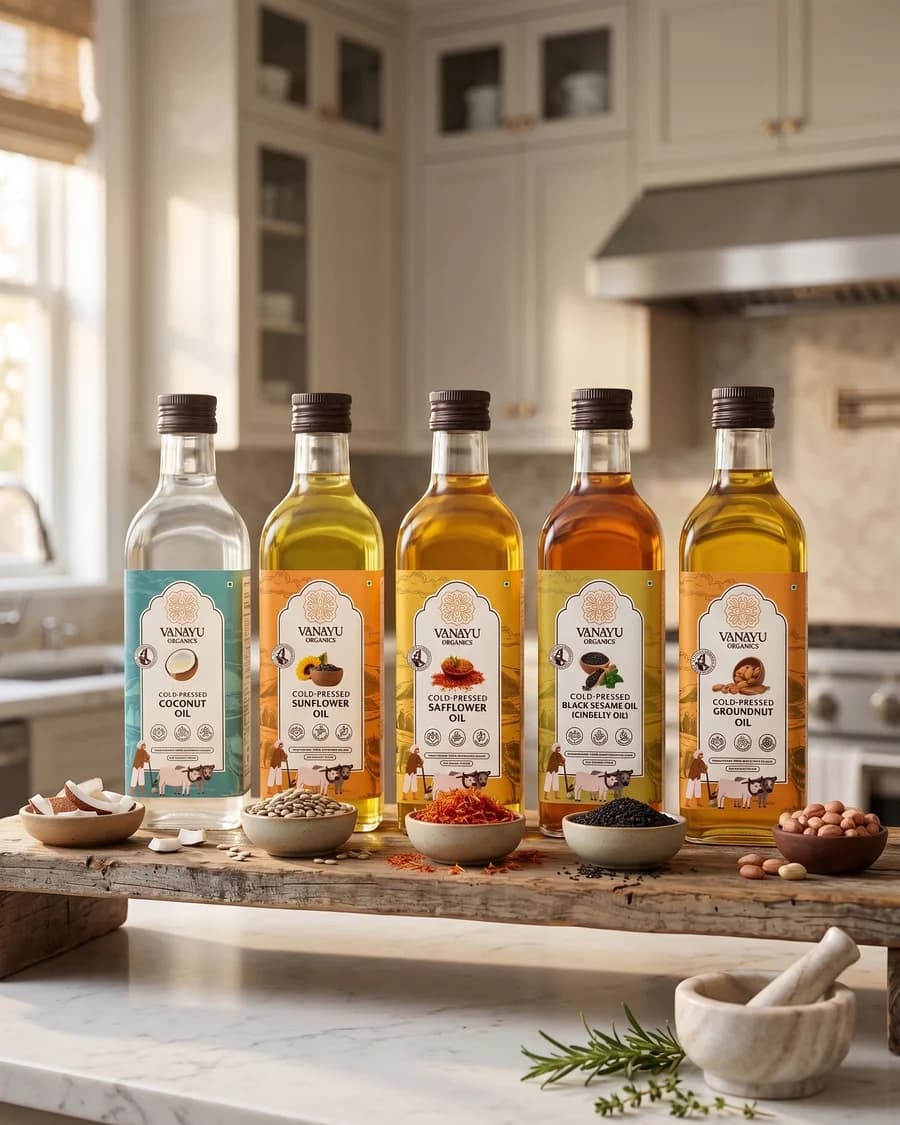 Vanayu Organics – Cold-Pressed Oil Range